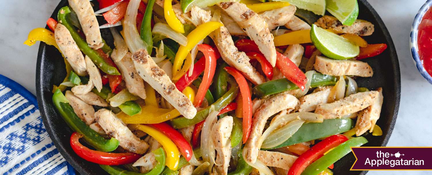 Recipes Easy Chicken Fajitas Recipe with Applegate Fajita Grilled